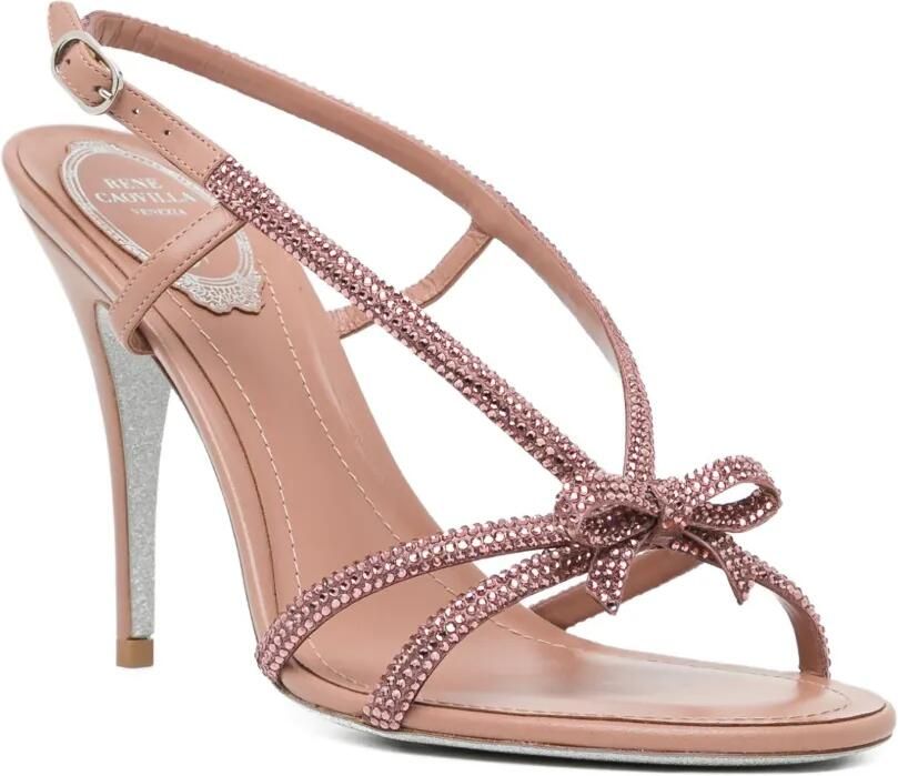 René Caovilla 100 mm Lynette sandalen Roze - Foto 3