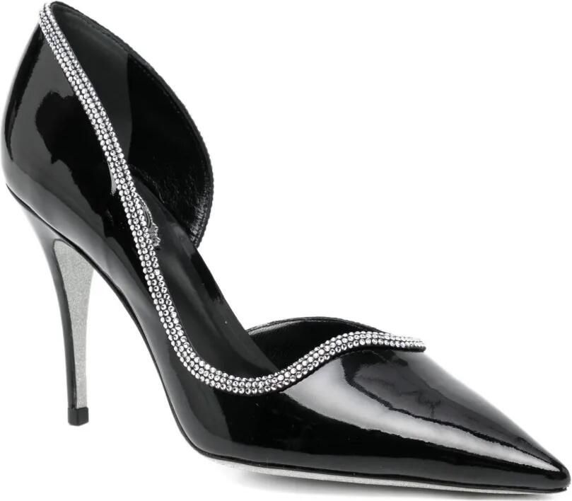 René Caovilla 100 mm Onda pumps Zwart - Foto 3