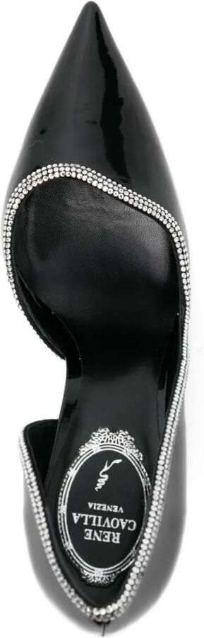 René Caovilla 100 mm Onda pumps Zwart - Foto 4