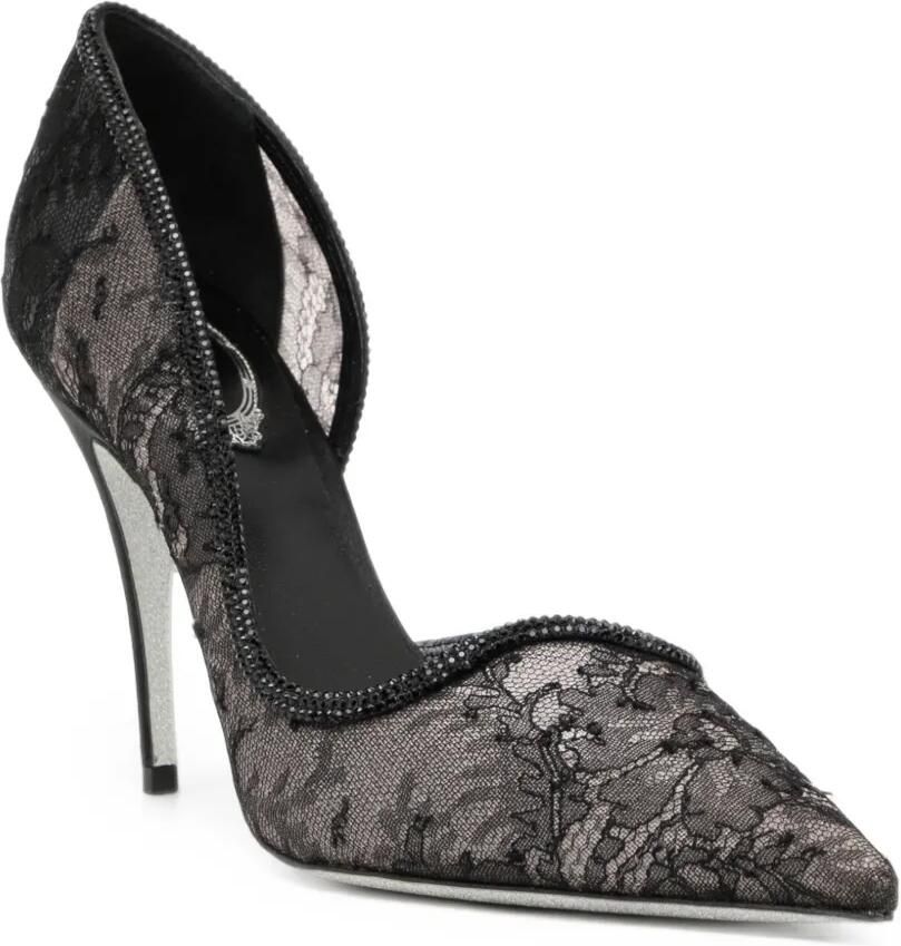 René Caovilla 100 mm Onda pumps Zwart - Foto 3