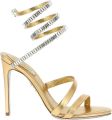 René Caovilla 100 mm sandalen verfraaid met kristallen Goud - Goud