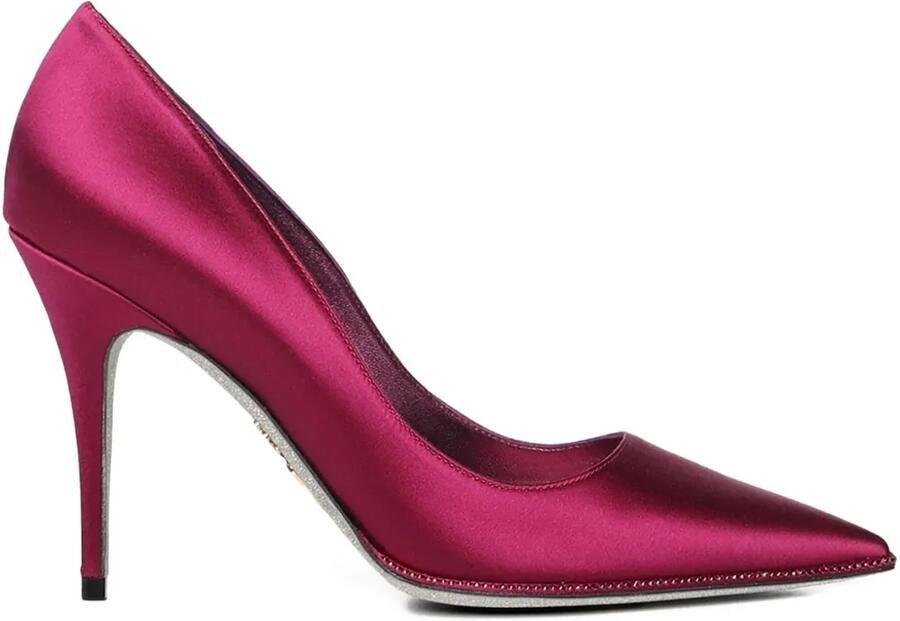 René Caovilla 100 mm Taylor pumps Paars