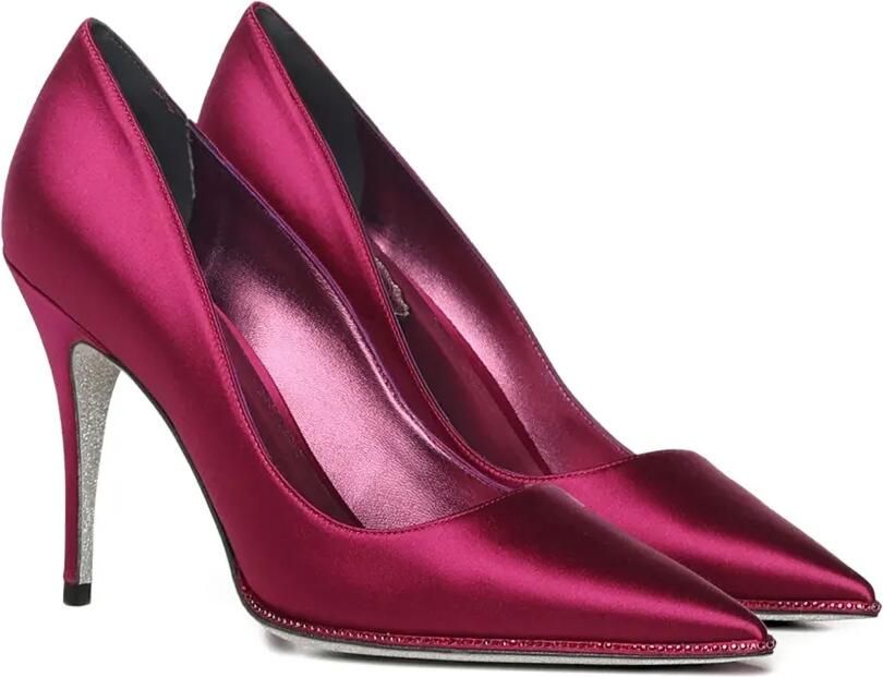 René Caovilla 100 mm Taylor pumps Paars - Foto 3