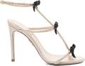 René Caovilla 105 mm Caterina sandalen Beige - Beige