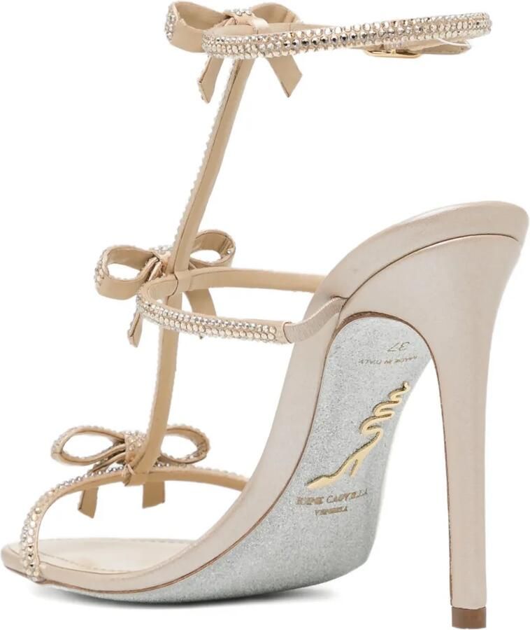 René Caovilla 105 mm Caterina sandalen Beige - Foto 3