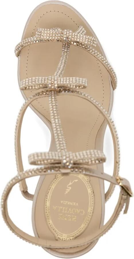 René Caovilla 105 mm Caterina sandalen Beige - Foto 4