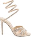 René Caovilla 105 mm Dania sandalen Goud - Goud