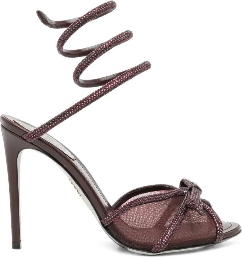 René Caovilla 105 mm Lynette sandalen Rood - Foto 1