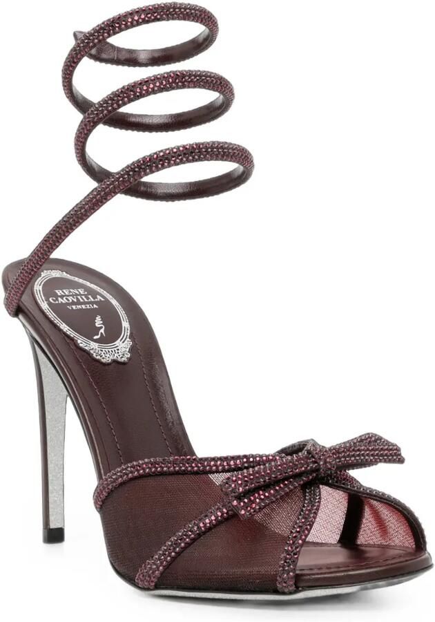 René Caovilla 105 mm Lynette sandalen Rood - Foto 2