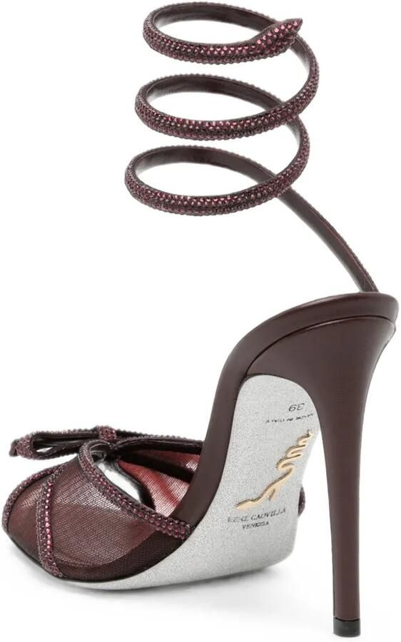 René Caovilla 105 mm Lynette sandalen Rood - Foto 3