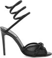 René Caovilla 105 mm Lynette sandalen Zwart - Zwart