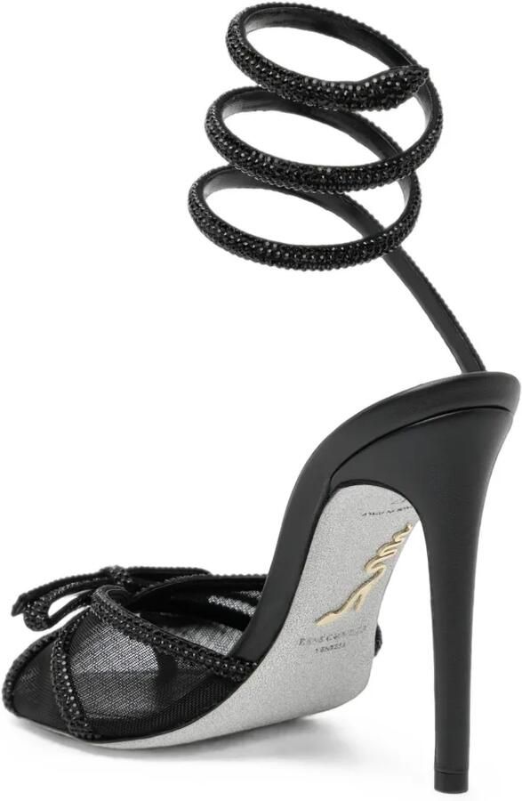 René Caovilla 105 mm Lynette sandalen Zwart - Foto 3