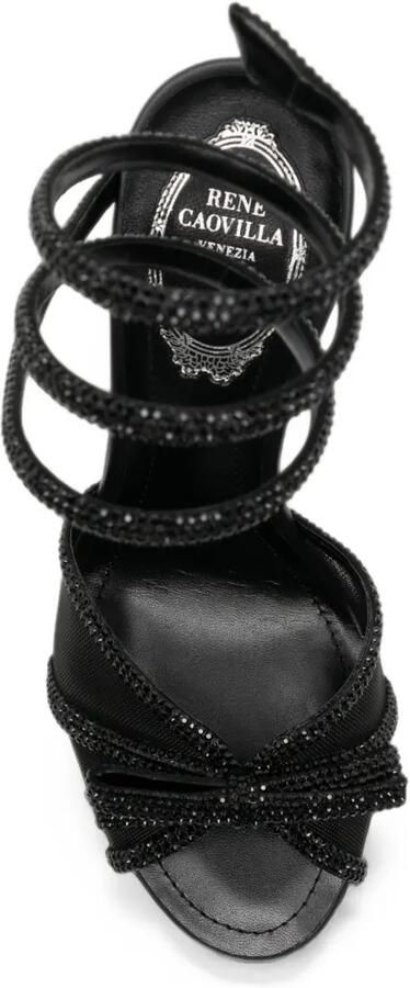 René Caovilla 105 mm Lynette sandalen Zwart - Foto 4