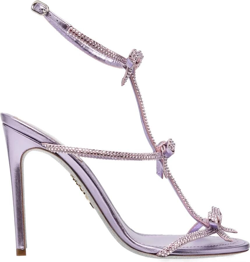 René Caovilla 105mm Caterina sandalen met hak Paars