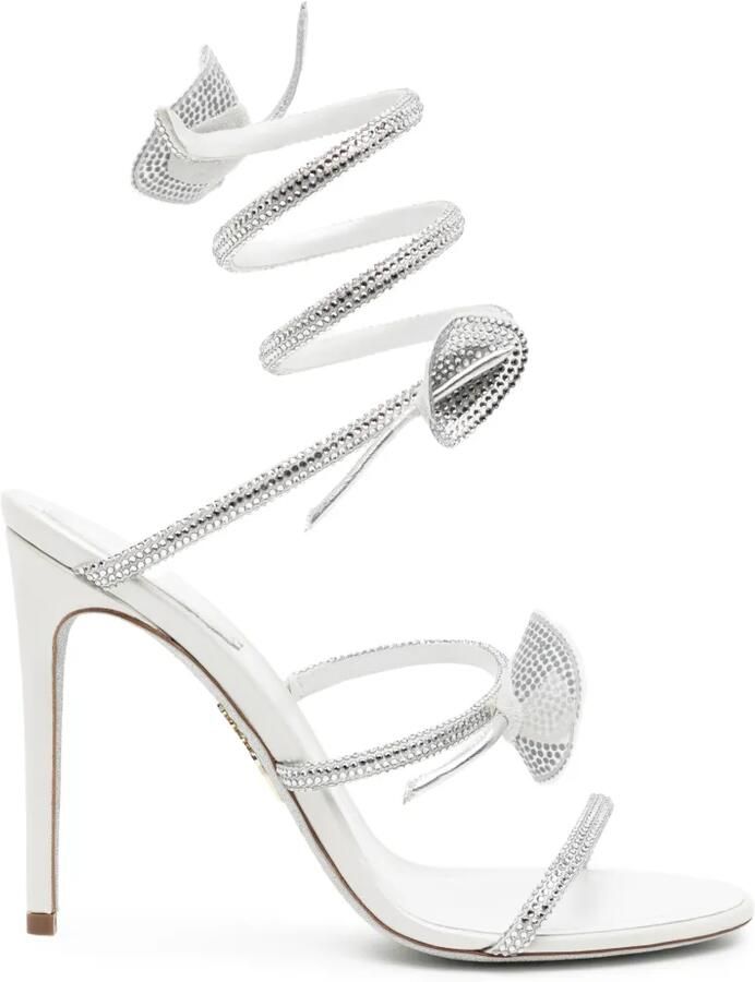 René Caovilla 110 mm Calliope sandalen Beige
