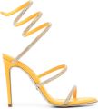 René Caovilla 110 mm Cleo sandalen Geel - Geel