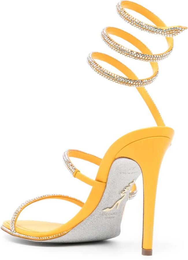 René Caovilla 110 mm Cleo sandalen Geel - Foto 3