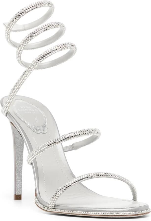 René Caovilla 110 mm Cleo sandalen Grijs - Foto 3
