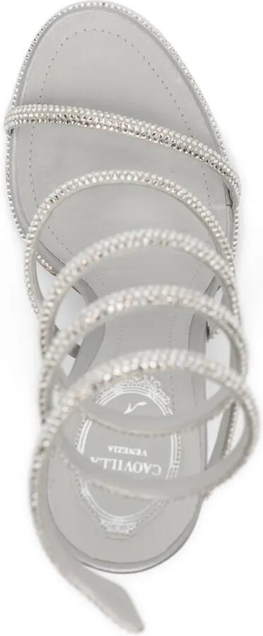 René Caovilla 110 mm Cleo sandalen Grijs - Foto 4