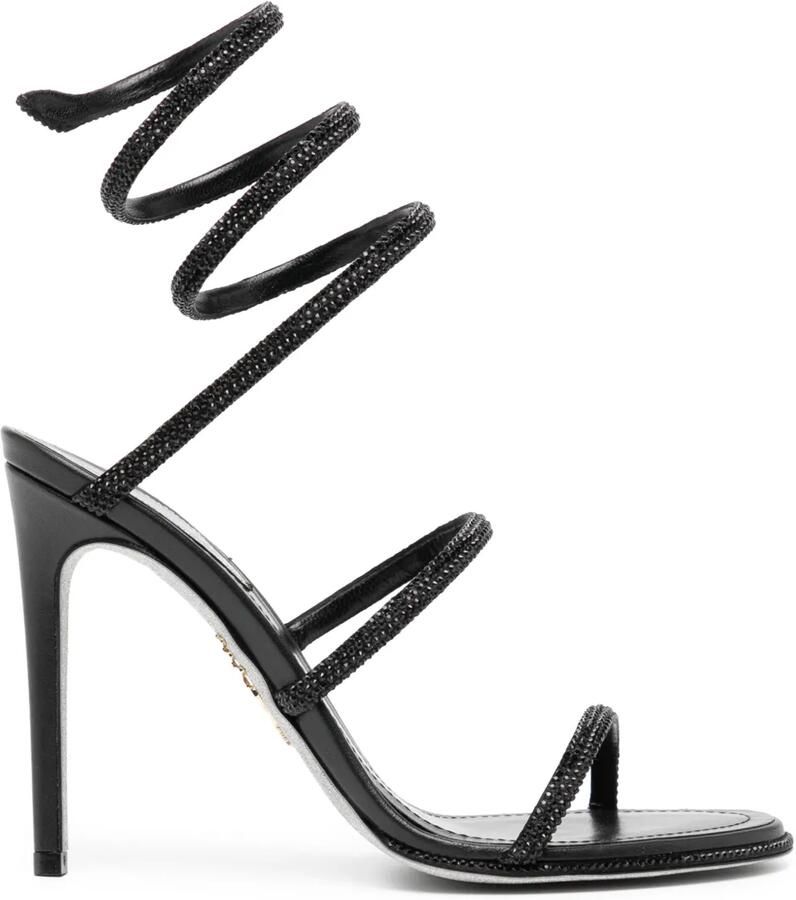 René Caovilla 110 mm Cleo sandalen Zwart - Foto 1