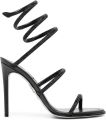 René Caovilla 110 mm Cleo sandalen Zwart - Zwart