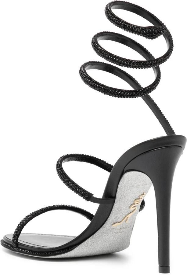 René Caovilla 110 mm Cleo sandalen Zwart - Foto 3