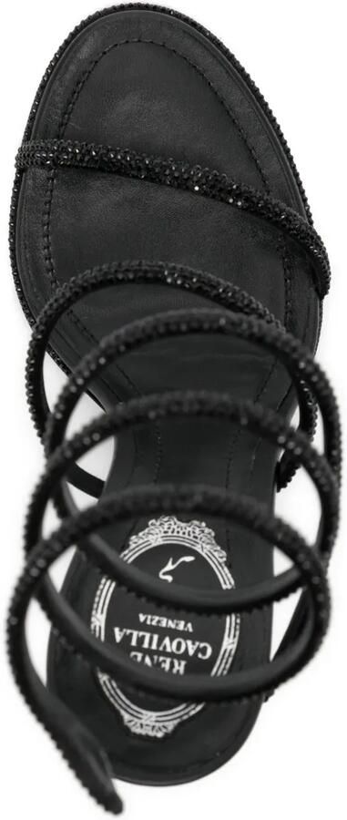 René Caovilla 110 mm Cleo sandalen Zwart - Foto 4