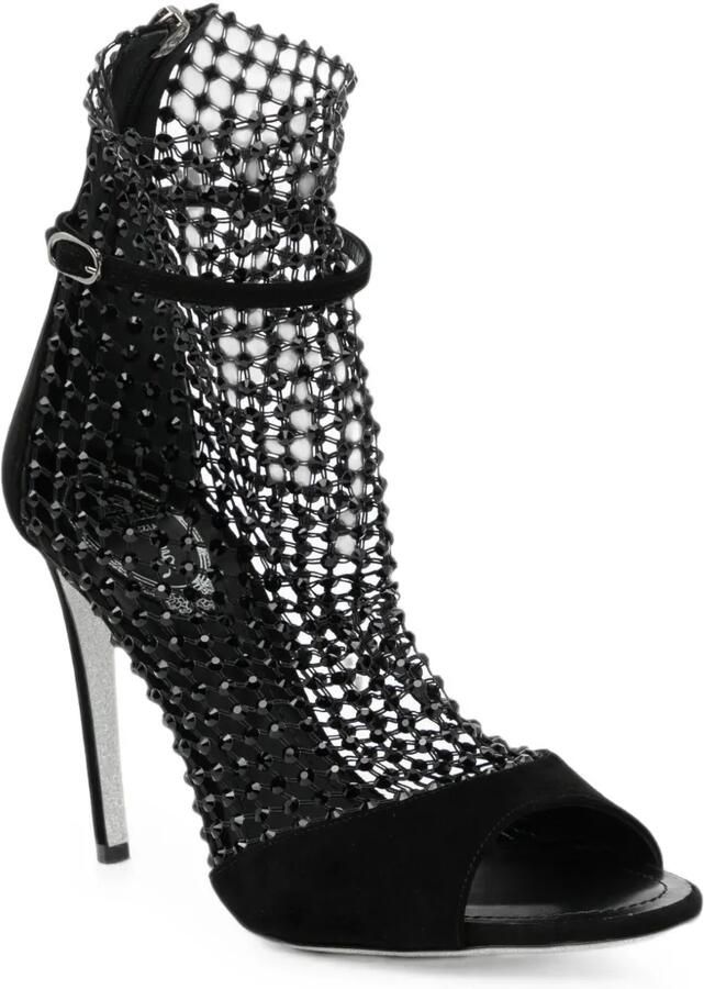 René Caovilla 110 mm Galaxia sandalen Zwart