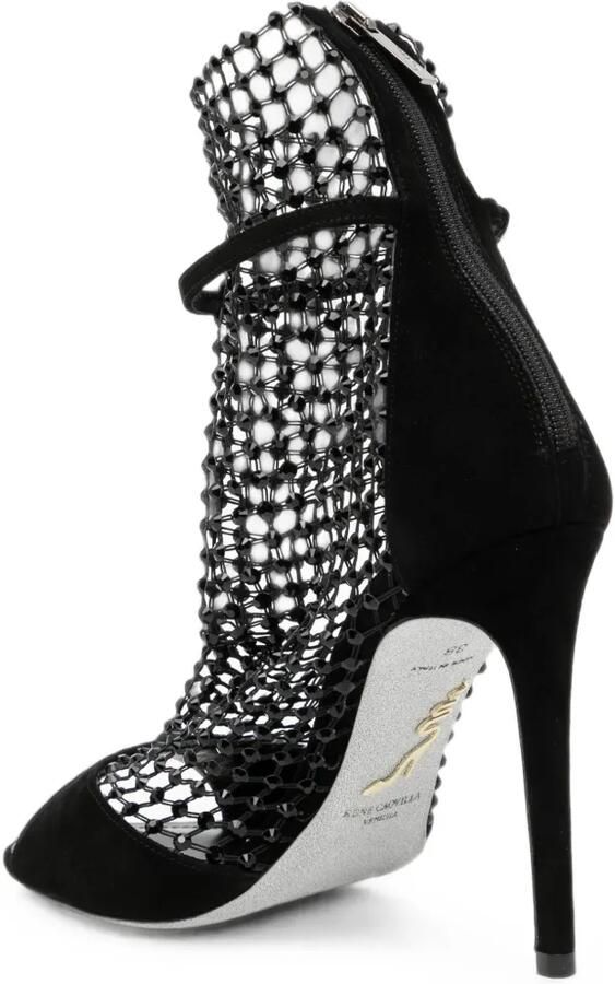 René Caovilla 110 mm Galaxia sandalen Zwart - Foto 3