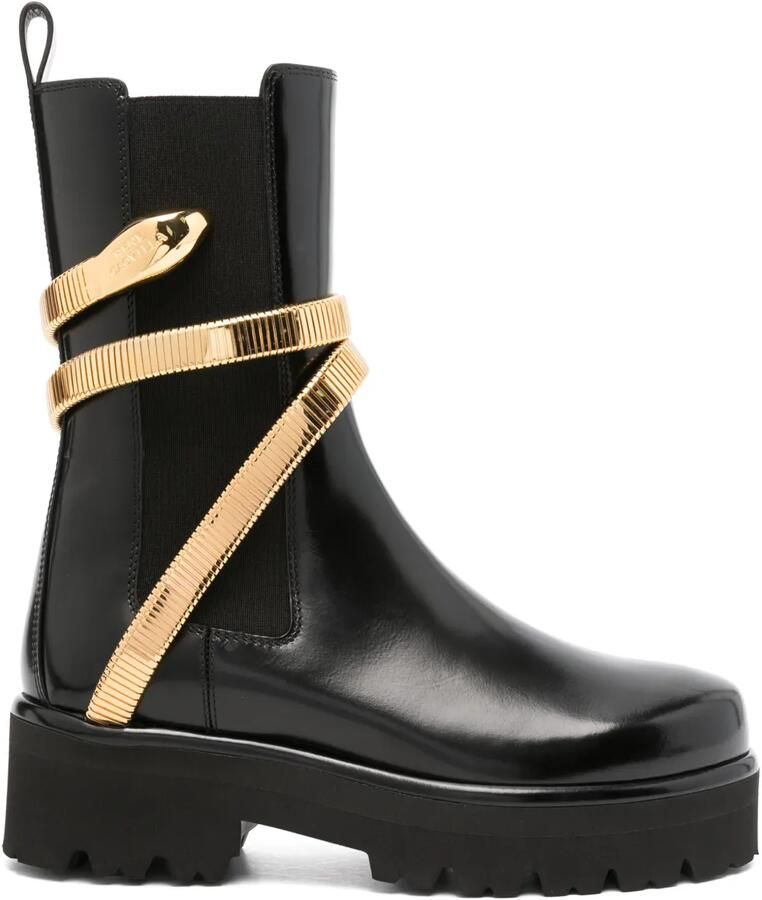 René Caovilla 45 mm Juniper laarzen Zwart