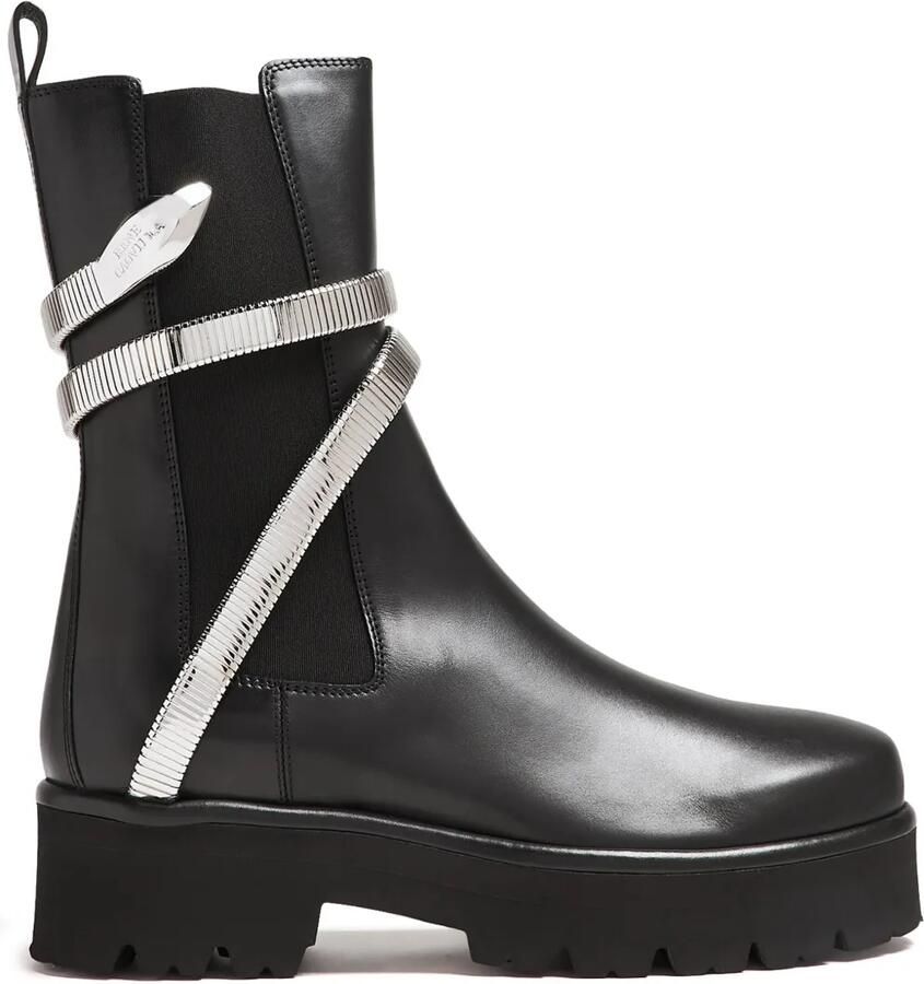 René Caovilla 45 mm Juniper laarzen Zwart