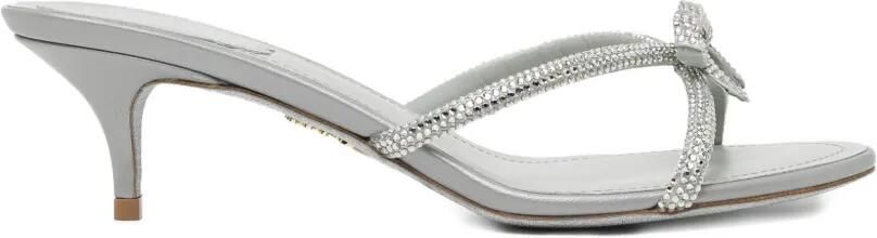 René Caovilla 50 mm Lynette sandalen Grijs