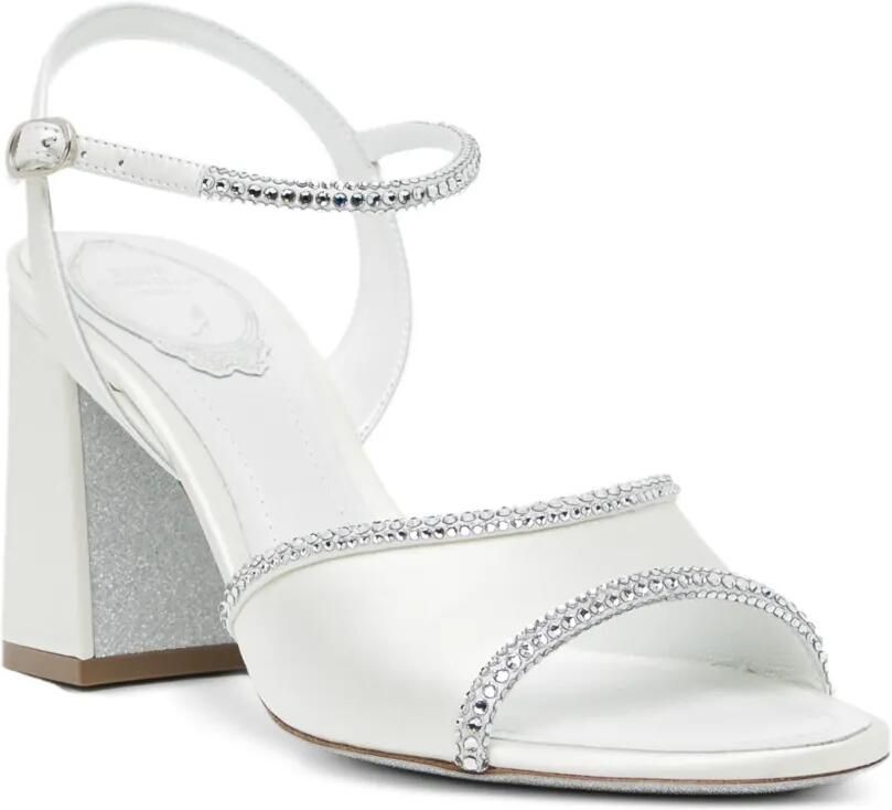 René Caovilla 50 mm Margherita sandalen Wit