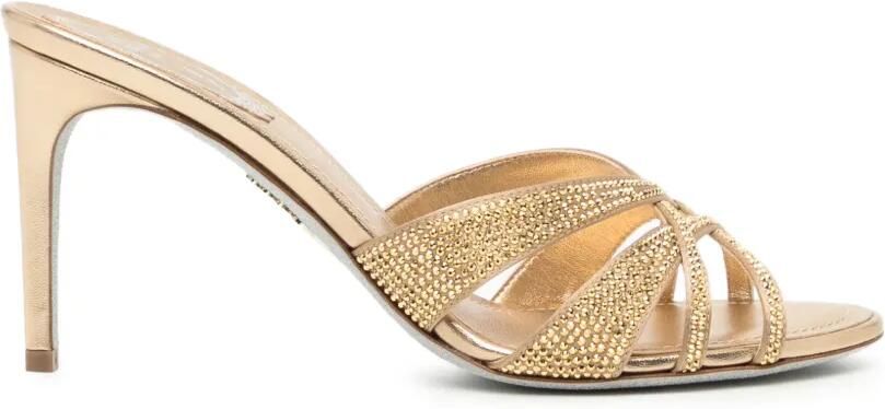 René Caovilla 80 mm Dania sandalen Goud
