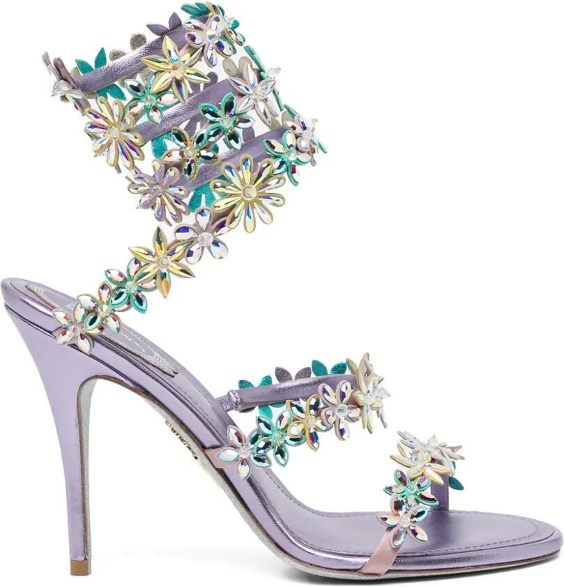 René Caovilla 80 mm Eva sandalen Paars
