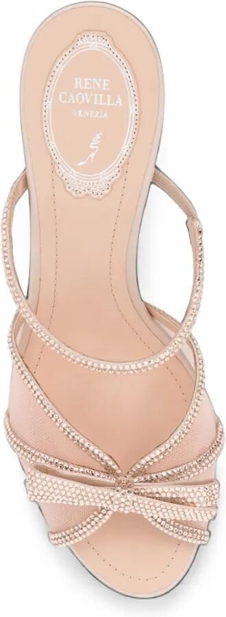 René Caovilla 80 mm Lynette sandalen Beige - Foto 4