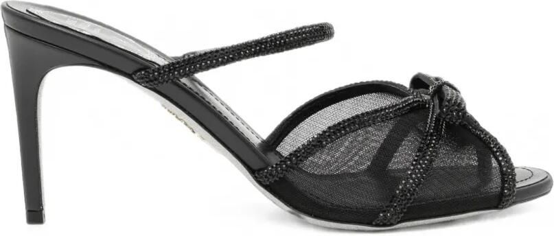 René Caovilla 80 mm Lynette sandalen Zwart
