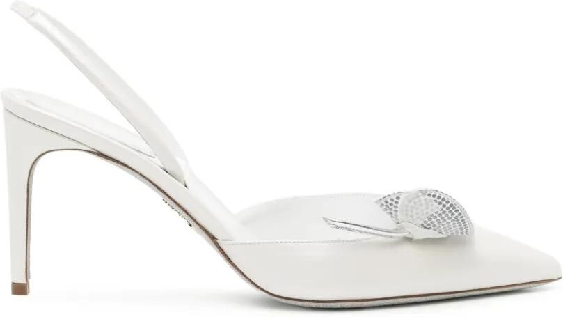 René Caovilla 85 mm Calliope pumps Wit
