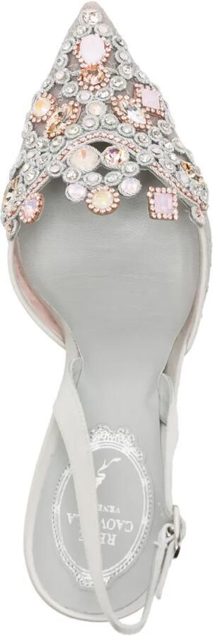 René Caovilla 90 mm Veneziana pumps Grijs - Foto 4