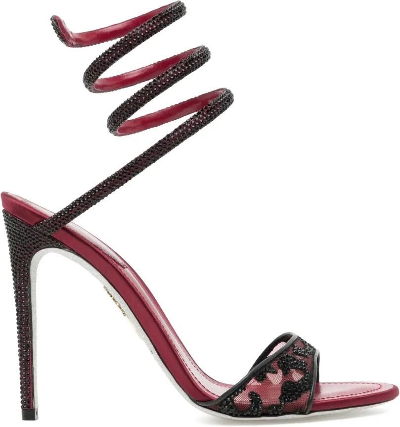 René Caovilla Allura sandalen verfraaid met kristallen Rood - Foto 2