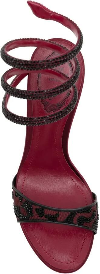 René Caovilla Allura sandalen verfraaid met kristallen Rood - Foto 4