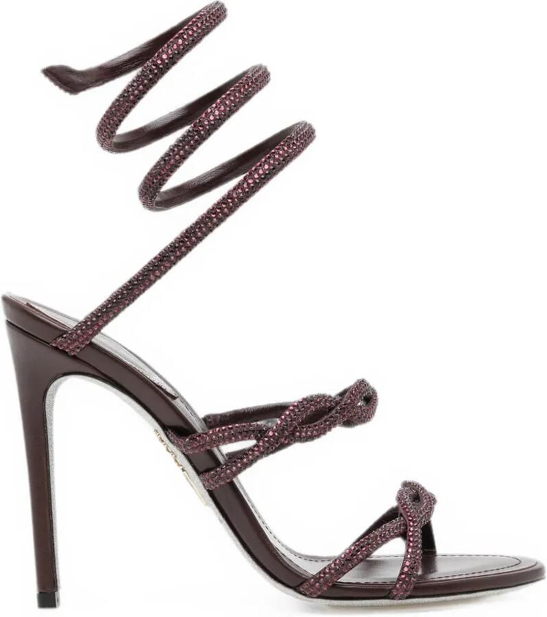 René Caovilla Braid Cleo sandalen Paars