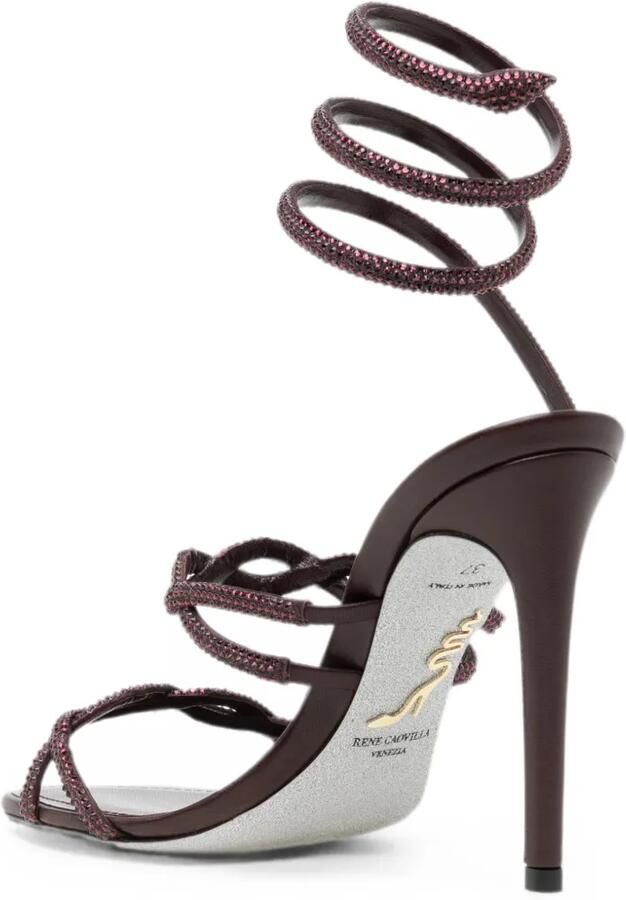 René Caovilla Braid Cleo sandalen Paars - Foto 3