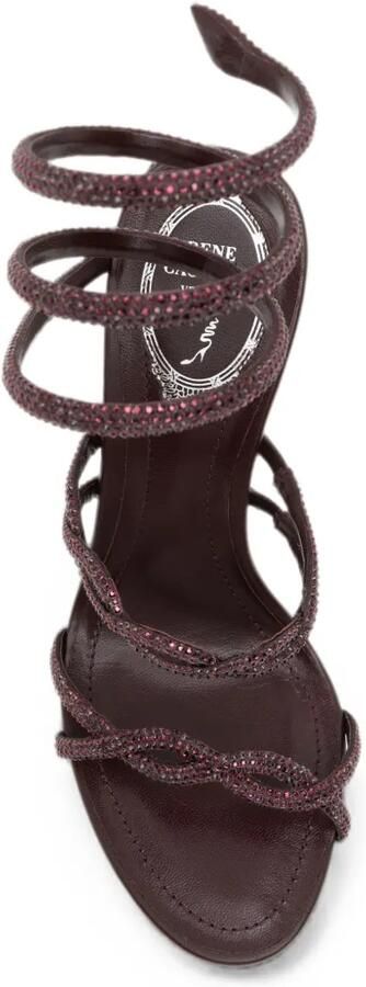 René Caovilla Braid Cleo sandalen Paars - Foto 4