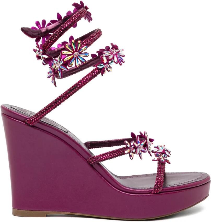 René Caovilla Cassie sandalen Paars