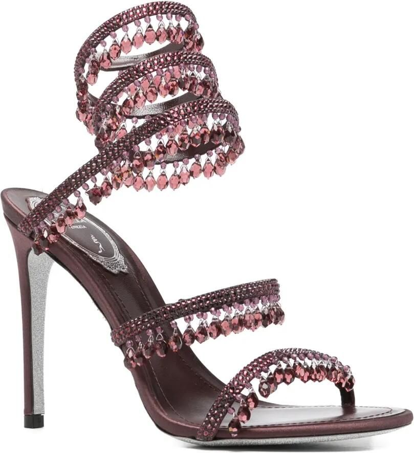 René Caovilla Chandelier Fondant 105 sandalen Rood - Foto 2