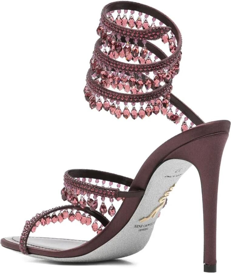 René Caovilla Chandelier Fondant 105 sandalen Rood - Foto 3