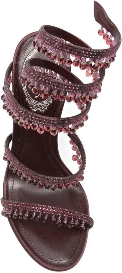 René Caovilla Chandelier Fondant 105 sandalen Rood - Foto 4