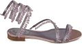René Caovilla Chandelier sandalen verfraaid met kristallen Paars - Paars