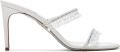René Caovilla Chandelier sandalen verfraaid met kristallen Wit - Wit